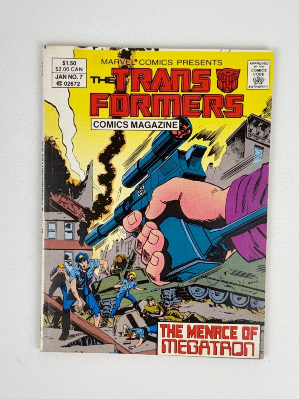 The Transformers Comics Magazine #7 Canadian Price Variant Marvel‎ 1988